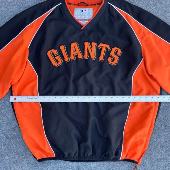 VTG Men's San Francisco Giants Genuine Merchandise Pullover Windbreaker Size 2XL - Picture 12 of 13